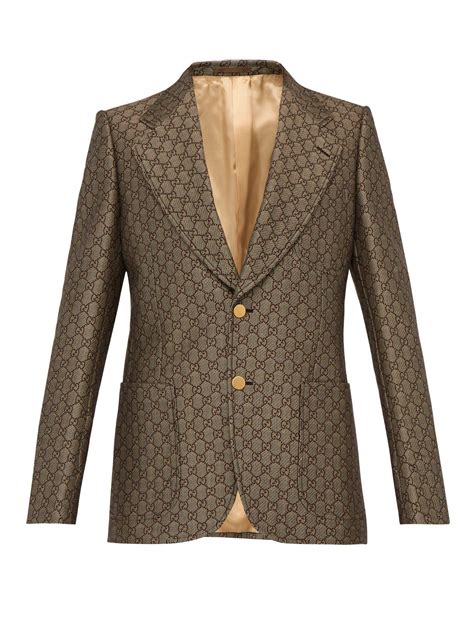 gucci men's sport jacket|Gucci monogram jacket men.